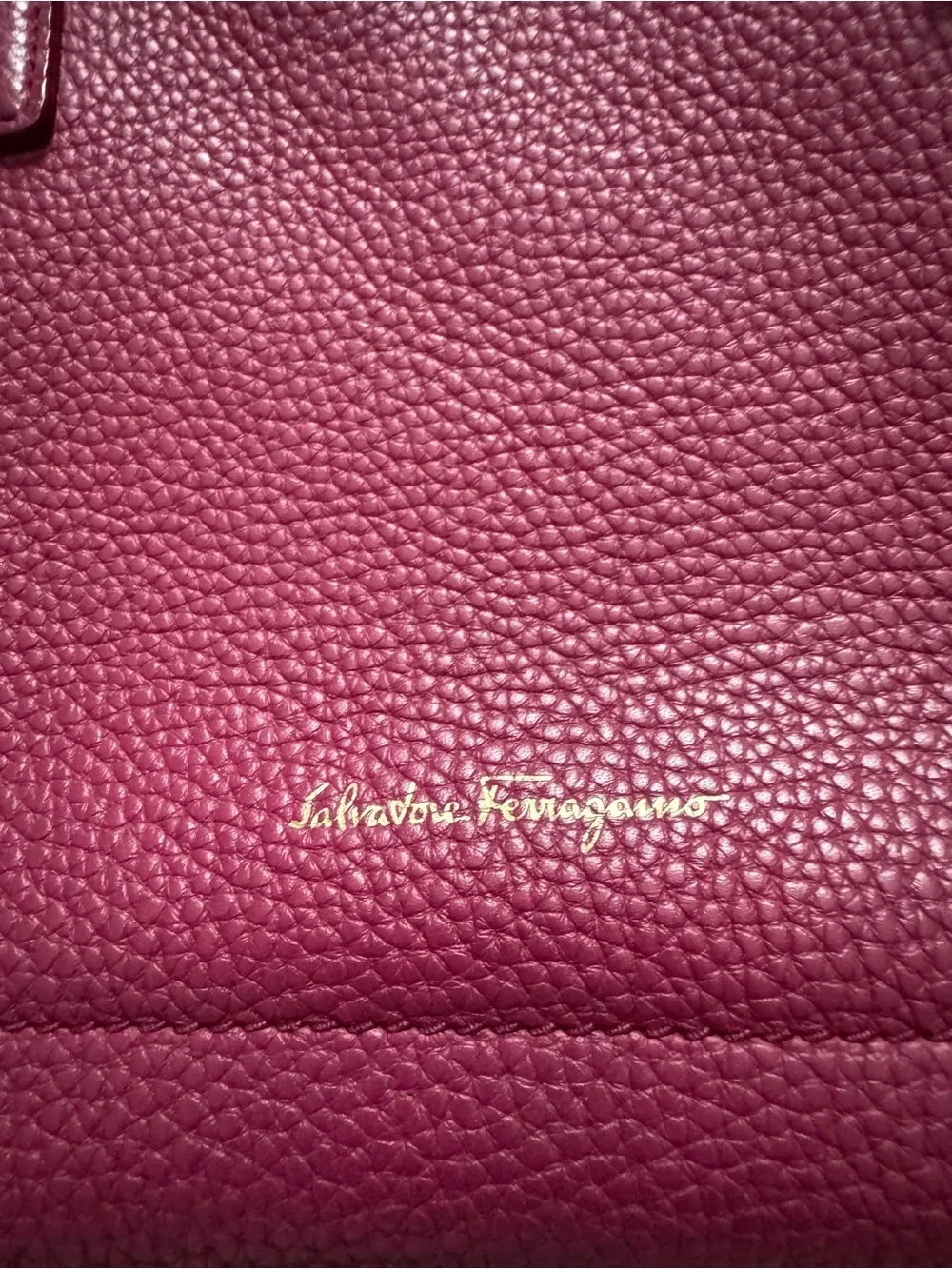 Salvatore Ferragamo structured leather